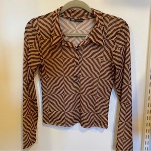 Zara Sheer Top